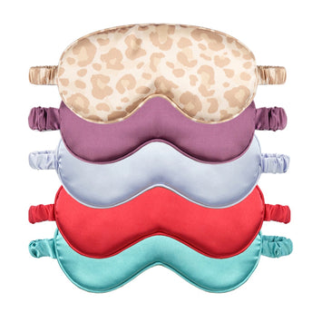 Imitated Silk Sleep Eye Mask Sleeping Eye Patch Women Eye Cover Stretch Band Eyepatch Blindfold Travel Rest Sleep Aid Eyeshade