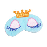 1pc Crown Eye Blinder Winker Sleep Mask Padded Eyeshade Rest Relax for sleep eye cover Travel Cartoon Long Eyelashes