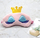 Cartoon 1PCS Mayitr Unicorn Eye Mask Variety Sleep Mask Plush Eye Shade Cover Eyeshade Mask Suitable for Travel Home Plush Gift