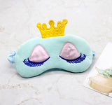 Cartoon 1PCS Mayitr Unicorn Eye Mask Variety Sleep Mask Plush Eye Shade Cover Eyeshade Mask Suitable for Travel Home Plush Gift