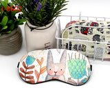 1pc Cartoon Sleeping Mask For Eye Travel Relax Sleeping Aid Eye Patch Shading Eye Mask Eyepatch Eye Cover Cotton Eyeshade