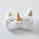 Unicorn Eye Mask Cartoon Variety Sleeping Mask Plush Eye Shade Cover Eyeshade Relax Mask Suitable for Travel Home Party Gifts