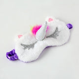 Unicorn Eye Mask Cartoon Variety Sleeping Mask Plush Eye Shade Cover Eyeshade Relax Mask Suitable for Travel Home Party Gifts