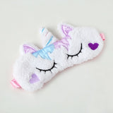 Unicorn Eye Mask Cartoon Variety Sleeping Mask Plush Eye Shade Cover Eyeshade Relax Mask Suitable for Travel Home Party Gifts