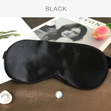 19 Momme Mulberry Silk Sleep Eye Mask & Blindfold with Elastic Strap Soft Eye Cover Eyeshade for Night Sleeping, Travel, Nap