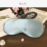 19 Momme Mulberry Silk Sleep Eye Mask & Blindfold with Elastic Strap Soft Eye Cover Eyeshade for Night Sleeping, Travel, Nap