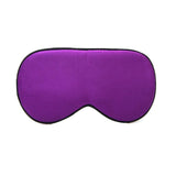 OPHAX Black Sleep Mask For Sleeping Silk Eye Mask Sleep Blindfold Mulberry Silk Eyeshade Eyes Cover Bandage Smooth Rest Aid