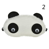 Cartoon Eye Sleeping Mask Blinder Patch Elastic Strap Eyeshade for Women Girls (Pink)