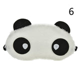 Cartoon Eye Sleeping Mask Blinder Patch Elastic Strap Eyeshade for Women Girls (Pink)