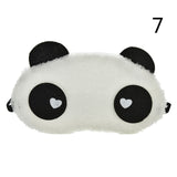 Cartoon Eye Sleeping Mask Blinder Patch Elastic Strap Eyeshade for Women Girls (Pink)