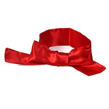 Soft Blindfold Satin Ribbon Bandage On Eyes Comfortable Sleep Eye Mask Breathable Cover Eye Patch For Sleep Women Sexy Blindfold