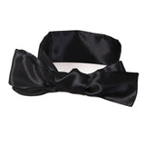 Soft Blindfold Satin Ribbon Bandage On Eyes Comfortable Sleep Eye Mask Breathable Cover Eye Patch For Sleep Women Sexy Blindfold