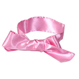 Soft Blindfold Satin Ribbon Bandage On Eyes Comfortable Sleep Eye Mask Breathable Cover Eye Patch For Sleep Women Sexy Blindfold