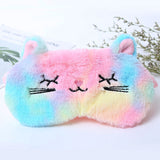 Cartoon 1PCS Mayitr Unicorn Eye Mask Variety Sleep Mask Plush Eye Shade Cover Eyeshade Mask Suitable for Travel Home Plush Gift