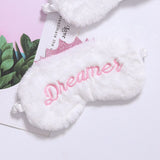 Fox Eye Mask Plush Fox Cloud Sheep Dream Eye Cover Sleeping Mask Eye Band Shade Blindfold Goggles Relax Travel Eyepatch