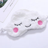 Fox Eye Mask Plush Fox Cloud Sheep Dream Eye Cover Sleeping Mask Eye Band Shade Blindfold Goggles Relax Travel Eyepatch