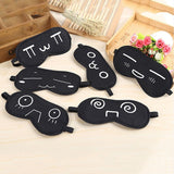 Portable Soft Eye Mask Black Fast Sleeping Eyeshade Cover Eye Masks Shade Patch Women Men Blindfold Travel Sleepmasker