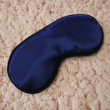 1Pcs New Pure Silk Sleep Rest Eye Mask Padded Shade Cover Travel Relax Aid Blindfolds