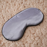 1Pcs New Pure Silk Sleep Rest Eye Mask Padded Shade Cover Travel Relax Aid Blindfolds