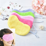 Soft Plush Eye Masks Silk Love Cloud Eye Cover Rabbit Plush Sleeping Mask Eyepatch Cartoon Nap Eye Shade Blindfold Wholesale