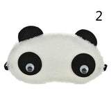 Soft Plush Eye Masks Silk Love Cloud Eye Cover Rabbit Plush Sleeping Mask Eyepatch Cartoon Nap Eye Shade Blindfold Wholesale