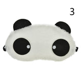 Soft Plush Eye Masks Silk Love Cloud Eye Cover Rabbit Plush Sleeping Mask Eyepatch Cartoon Nap Eye Shade Blindfold Wholesale