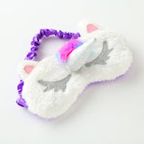 2020 New 1Pc Unicorn Eye Mask Cartoon Sleeping Mask Plush Eye Shade Cover Eyeshade Suitable For Travel Home Party Gifts