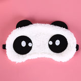 Health Care Tools Cute Face White Panda Eye Mask Eyeshade Shading Sleep Cotton Goggles Eye Mask Sleep Mask Eye Cover 3 Styles