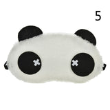 Health Care Tools Cute Face White Panda Eye Mask Eyeshade Shading Sleep Cotton Goggles Eye Mask Sleep Mask Eye Cover 3 Styles