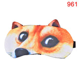 Cotton Cat Dog Sleeping MASK Soft Blindfold Eyepatch Women Men Sleep Eyeshade Eye Cover Cute Sleep Mask Eyeshade Cover Eye Mask