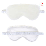 Soft Plush Eye Masks Silk Love Cloud Eye Cover Rabbit Plush Sleeping Mask Eyepatch Cartoon Nap Eye Shade Blindfold Wholesale