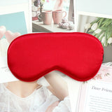 1Pcs New Pure Silk Sleep Rest Eye Mask Padded Shade Cover Travel Relax Aid Blindfolds