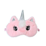 Plush Anime Sleeping Eye Mask Cute Kids Sleep Mask Cartoon 3D Eye Cover Eye Blindfolds Travel Eye Band Shade Rest Eyepatch