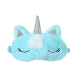 Plush Anime Sleeping Eye Mask Cute Kids Sleep Mask Cartoon 3D Eye Cover Eye Blindfolds Travel Eye Band Shade Rest Eyepatch