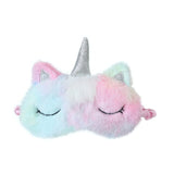 Plush Anime Sleeping Eye Mask Cute Kids Sleep Mask Cartoon 3D Eye Cover Eye Blindfolds Travel Eye Band Shade Rest Eyepatch