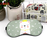 1pc Creative Lovely Cotton Sleeping Mask Eyepatch Eye Cover For Travel Relax Sleeping Aid Eye Patch Shading Eye Mask