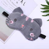 Cute Cotton Cartoon Eye Cover Sleeping Mask Creative Funny Eyepatch Sleep Mask Travel Relax Eye Band Sleeping Aid Kids Blindfold