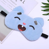 Cute Cotton Cartoon Eye Cover Sleeping Mask Creative Funny Eyepatch Sleep Mask Travel Relax Eye Band Sleeping Aid Kids Blindfold