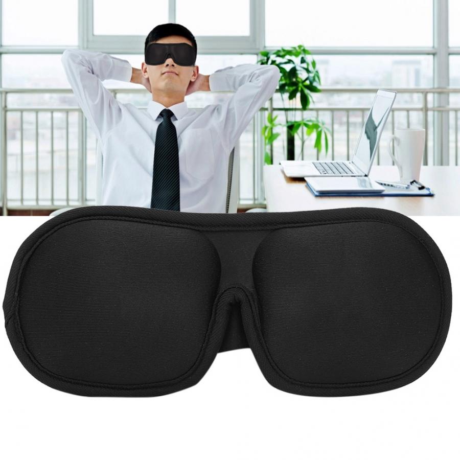 1Pcs 3D Sleep Mask Natural Sleeping Eye Mask Eyeshade Cover Shade Eye Patch Women Men Soft Portable Blindfold Travel Eyepatch