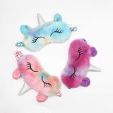 Plush Sleeping Eye Mask Anime Cute Kids Sleep Mask Cartoon Eye Cover Travel Eye Blindfolds Eye Band Shade Eye Mask