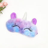 Plush Sleeping Eye Mask Anime Cute Kids Sleep Mask Cartoon Eye Cover Travel Eye Blindfolds Eye Band Shade Eye Mask