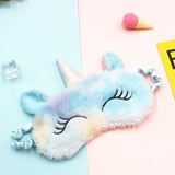 Plush Sleeping Eye Mask Anime Cute Kids Sleep Mask Cartoon Eye Cover Travel Eye Blindfolds Eye Band Shade Eye Mask