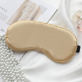 1pcs Eye Cover Silk Sleep Eye Mask Sleeping Padded Shade Patch Eyemask Blindfolds Women Men Travel Relax Rest