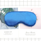 1pcs Eye Cover Silk Sleep Eye Mask Sleeping Padded Shade Patch Eyemask Blindfolds Women Men Travel Relax Rest