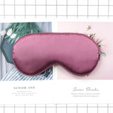 1pcs Eye Cover Silk Sleep Eye Mask Sleeping Padded Shade Patch Eyemask Blindfolds Women Men Travel Relax Rest