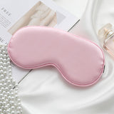 1pcs Eye Cover Silk Sleep Eye Mask Sleeping Padded Shade Patch Eyemask Blindfolds Women Men Travel Relax Rest