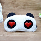 Sleep Eye Mask Plush Sleeping Eye Mask Panda Eye Cover Sleeping Mask Cartoon Travel Rest Eye patch Blindfolds Band Shade