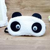 Sleep Eye Mask Plush Sleeping Eye Mask Panda Eye Cover Sleeping Mask Cartoon Travel Rest Eye patch Blindfolds Band Shade