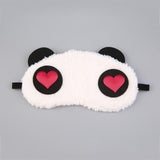 1pcs Cute Panda Sleep Mask Sleeping Face Eye Blindfold Eyeshade Breathable Women Men Travel Cover Health Care Aid Eyepatch Tools