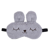 Cartoon Travel Rest Eye Shade Band Eye Patch Blindfold Sleep Aid Eyepatch Cute Plush Sleeping Eye Mask Cover Kids Sleeping Mask